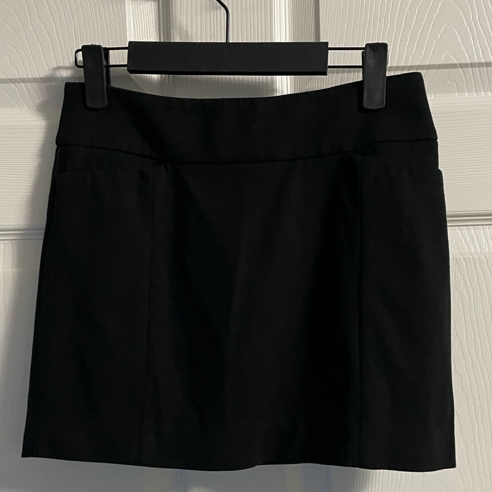 White House Black Market Elegant Black Mini Skirt